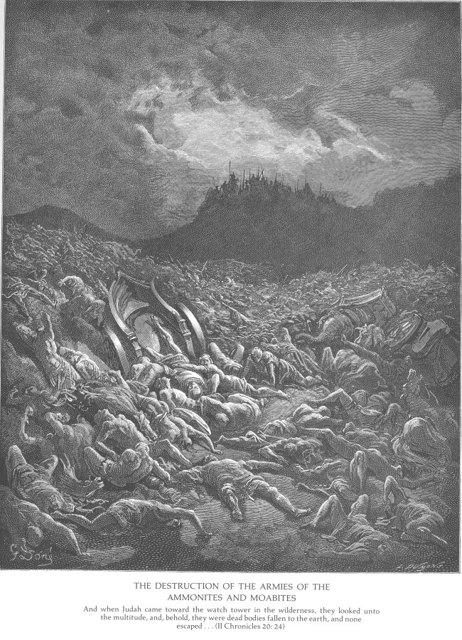 gustave-dore-the-bible-the-ammonite-and-moabite-armies-are-destroyed-2chron-20