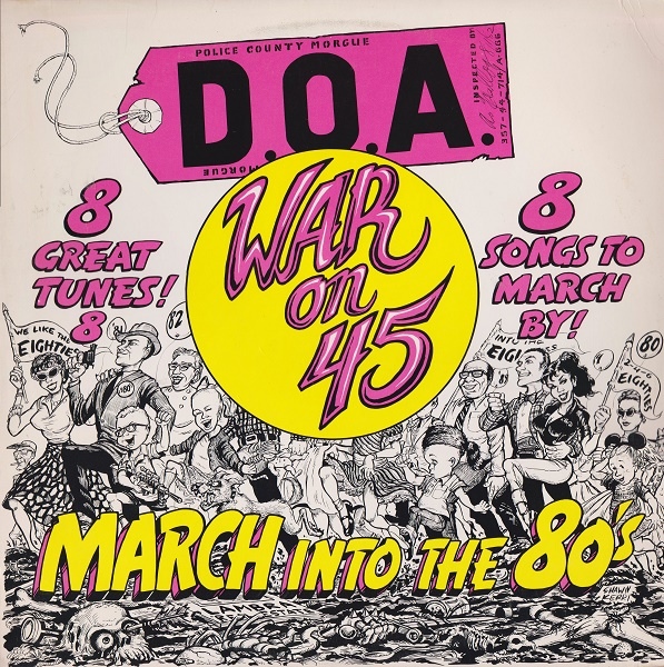 1982-doa-war-on-45-march-into-the-80-front-cover-shawn-kerri
